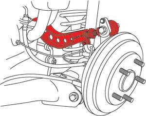Acura CSX Control Arm - Rear - SPC Performance - Adjustable - `06-`15